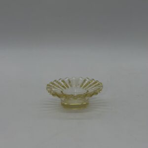 Свічник скляний, жовтий, 3,5см