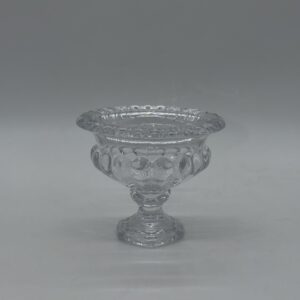 Ваза скляна, прозора, 11см