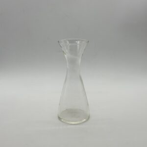 Ваза скляна, прозора, 21,5см