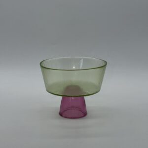 Ваза скляна, кольорова, 12см