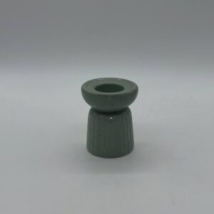 Свічник керамічний бірюзовий 11см